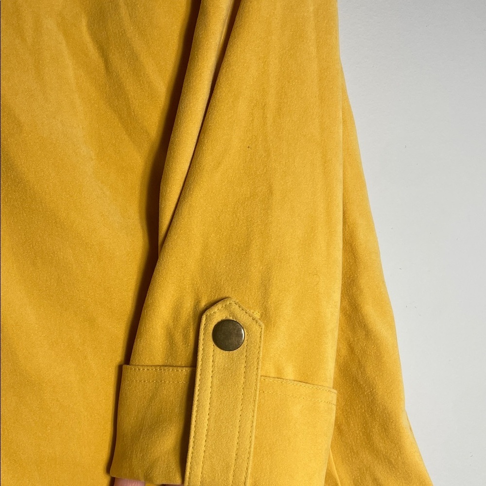 JM Collection Mustard Utility Jacket - Picture 5 of 5